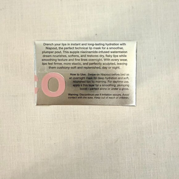 Toyfactory Niapout Niacinamide Serum Lip Mask Watermelon Whip 20g Hydrate Plumps - Picture 3 of 6